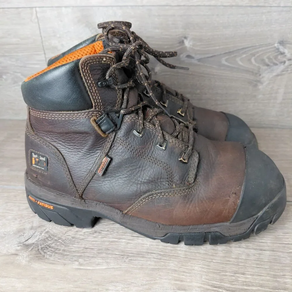Timberland PRO Helix Boots Mens 9 Leather HD 6